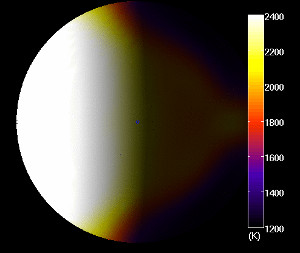 Illustration for article titled Astronomers Map the Extreme Weather of a Distant Hot Jupiter